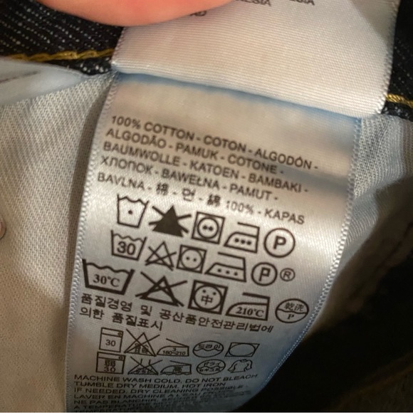 Levi's 505 Straight Leg Jeans Regular Fit Sz 36x32 - Picture 9 of 9